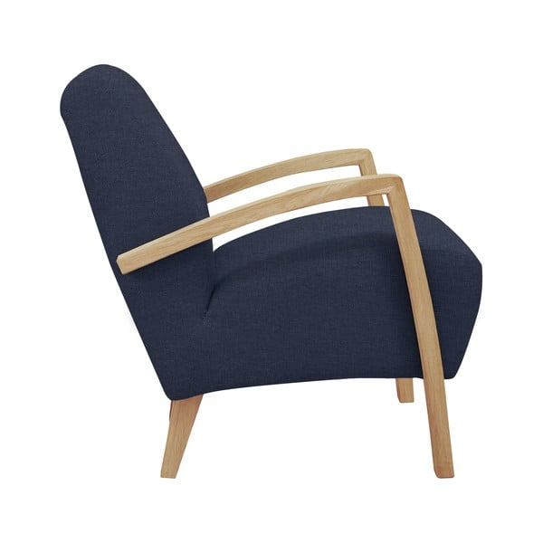 Tamnoplava fotelja Windsor &amp; Co Sofas Luna-image-2