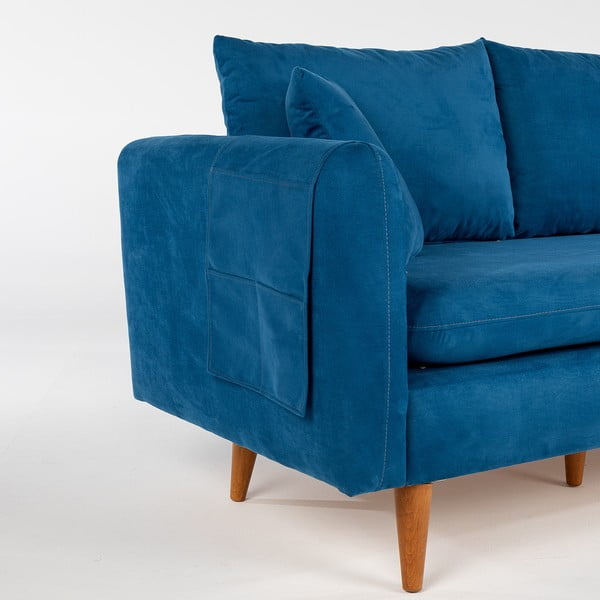Tamno plava sofa 215 cm Sofia – Balcab Home-image-1