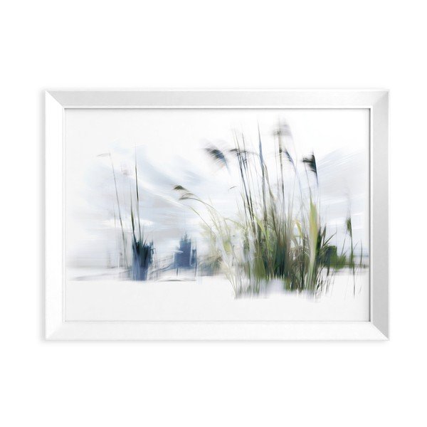 Tiskana slika s okvirom 56x75 cm Blue Grasses – Styler