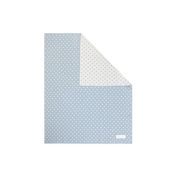 Plavo-bijeli pamučni dječji pokrivač Kindsgut Dots, 80 x 100 cm-image-3