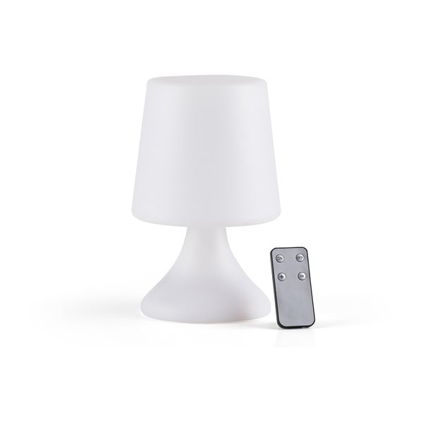 Bijela LED stolna lampa s daljinskim upravljačem (visina 25,5 cm) Midnat – Villa Collection