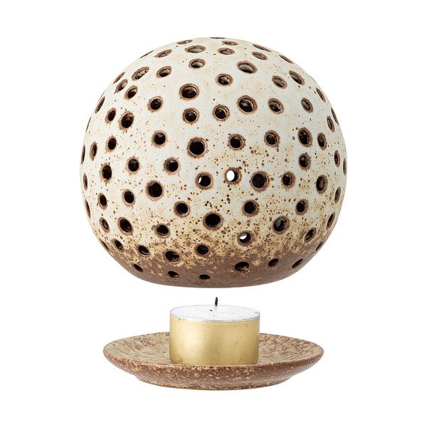 Božićni zemljani svijećnjak Bloomingville Hakim-image-2