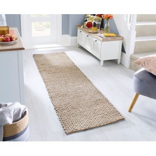 Staza od jute u prirodnoj boji 60x230 cm Sol - Flair Rugs