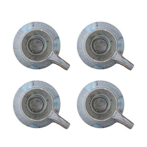 Svijetlo plave šalice u setu 4 kom od kamenine 300 ml Bessie – Bloomingville-image-2