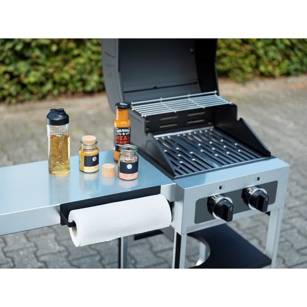 Crni magnetski držač za kuhinjske role Wenko Black Outdoor Kitchen Ima-image-1