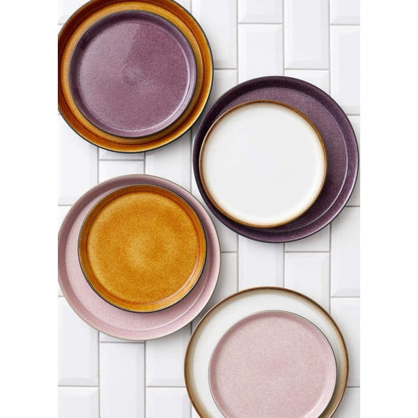 Ružičasti/sivi tanjur od kamenine ø 27 cm Gastro Grey/Light Pink – Bitz-image-1