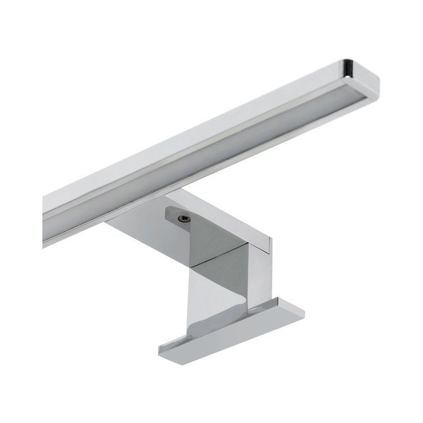 Zidna lampa u srebrnoj boji sa LED svjetlom SULION Curves-image-1