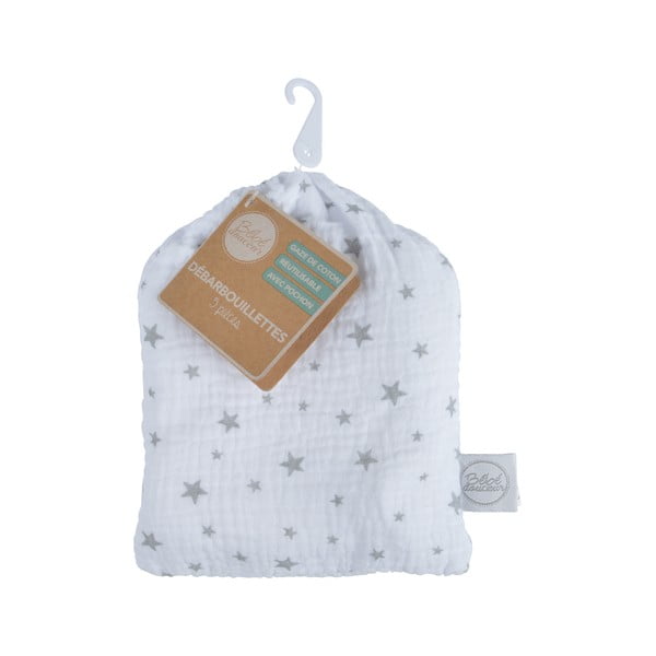 Krpice za pranje u setu 5 kom od muslina – Bébé Douceur-image-2