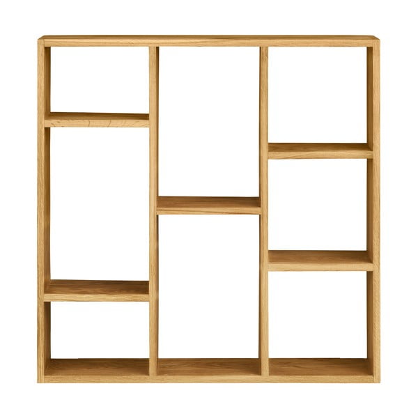 Polica s više razina od punog hrasta u prirodnoj boji 15 cm Townsville – House Nordic