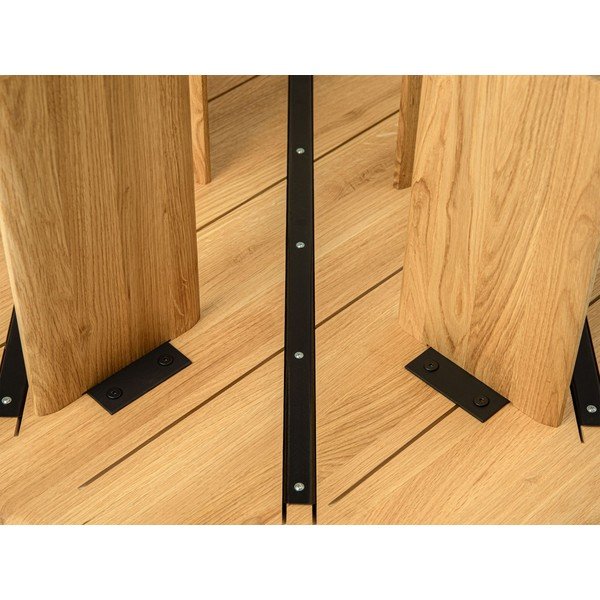 Okrugao blagovaonski stol od punog hrasta ø 120 cm Charlotte – Micadoni -image-2