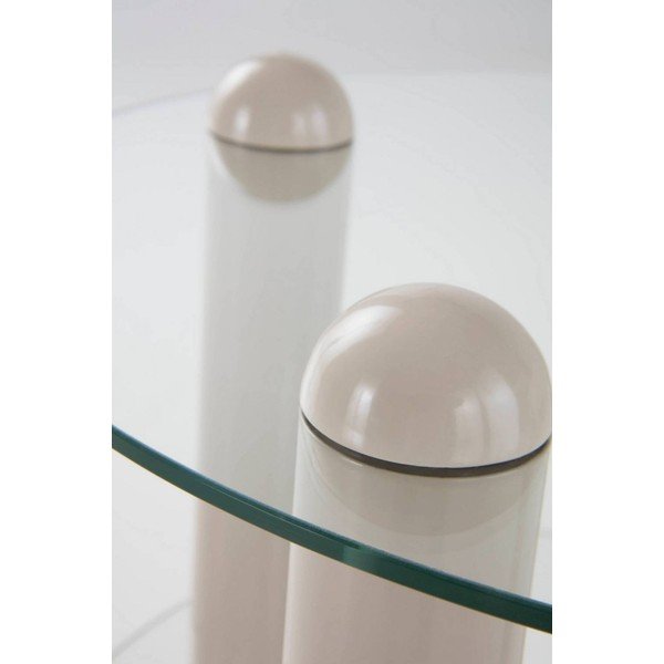 Stakleni okrugao pomoćni stol ø 48 cm Egan – Jotex-image-3
