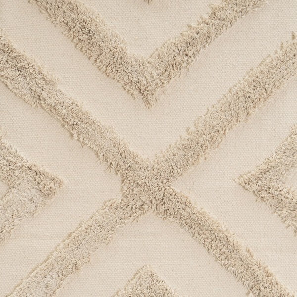 Krem periv pamučan tepih 50x80 cm – Casa Selección-image-1