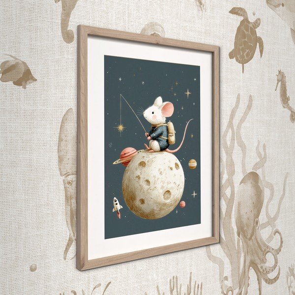 Dječja slika 30x40 cm Astro Mouse – Styler-image-2