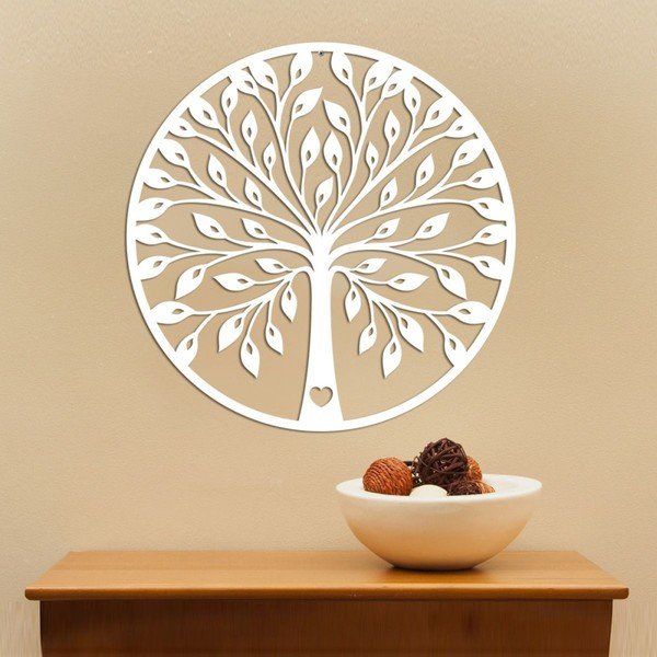 Bijeli zidni ukras Drvo-image-1