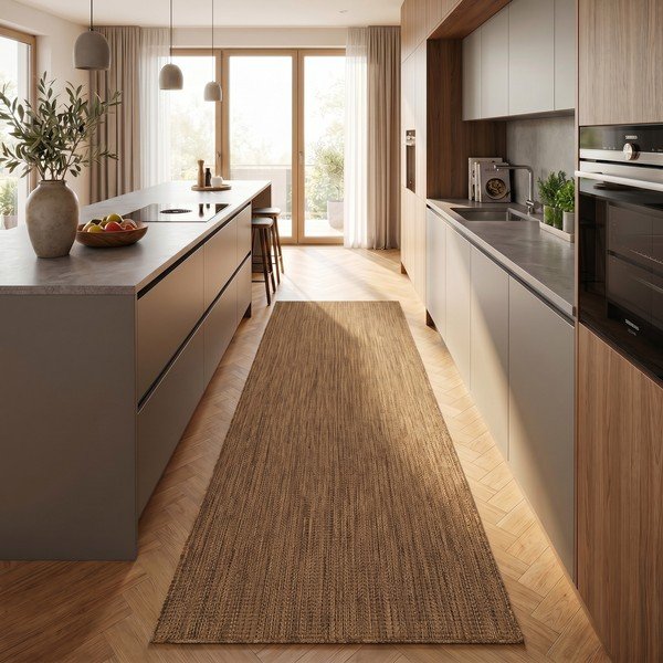 Smeđa unutarnja i vanjska staza 80x250 cm Mira 1450 – Ayyildiz Carpets-image-1