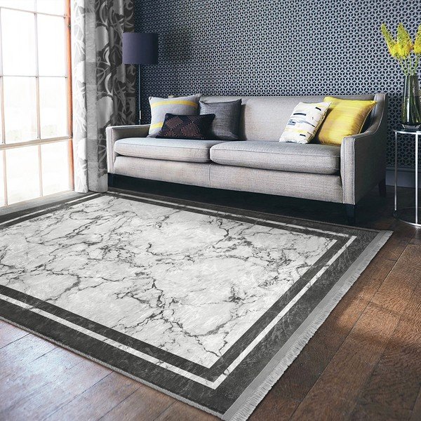 Bijelo-sivi tepih 120x180 cm - Mila Home-image-1