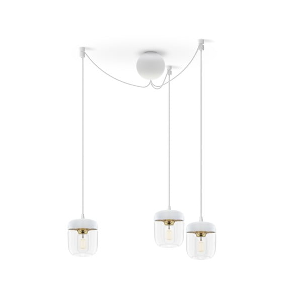 Bijel trostruki viseći kabel za svjetiljke UMAGE Cannonball-image-1