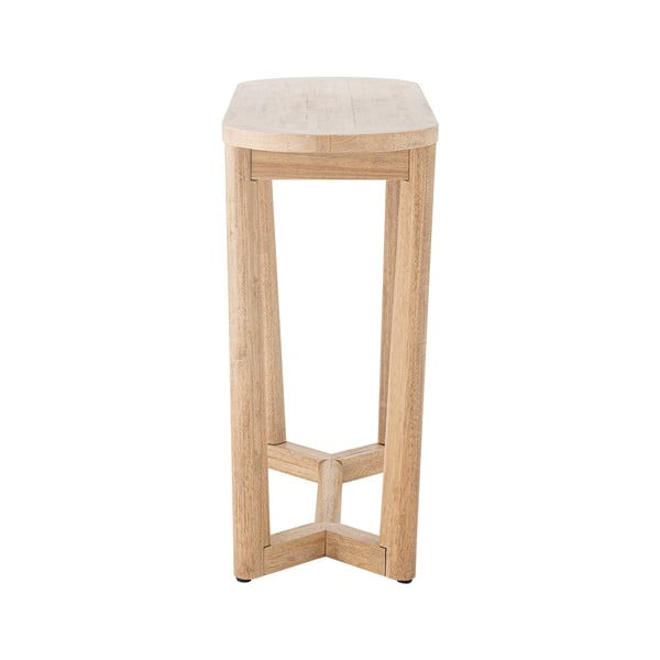 Pomoćni stol od masivnog kaučuka u prirodnoj boji 35x100 cm Serrone – Bloomingville-image-3