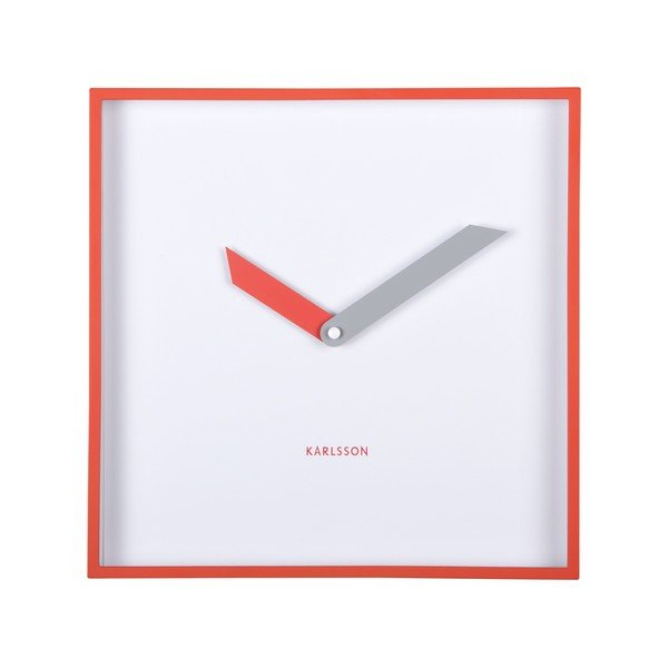 Zidni sat Cool Retro Cuadrado – Karlsson