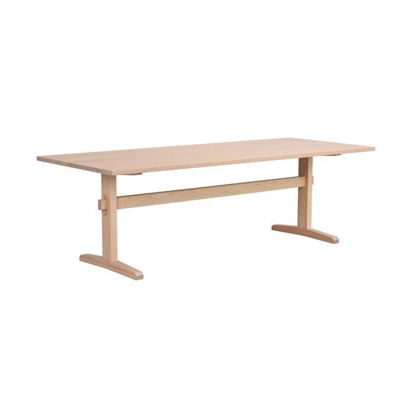 Blagovaonski stol na razvlačenje s pločom u dekoru hrasta 240x95 cm Westville - Rowico-image-2