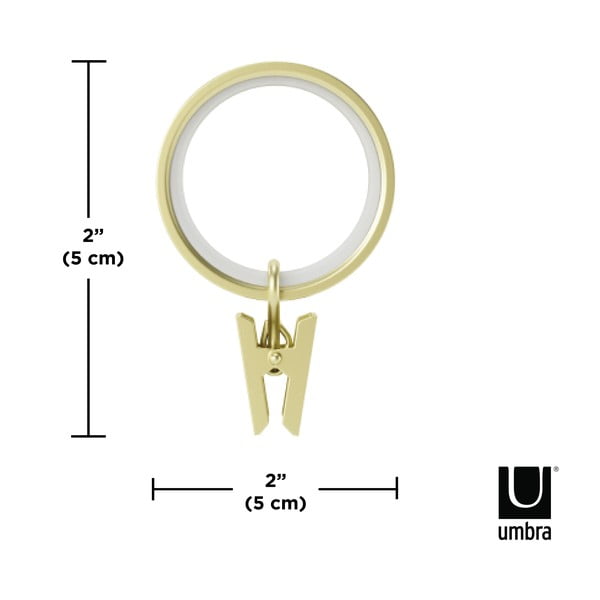 Karniše s kvačicama u setu od 7 kom Cappa - Umbra-image-4