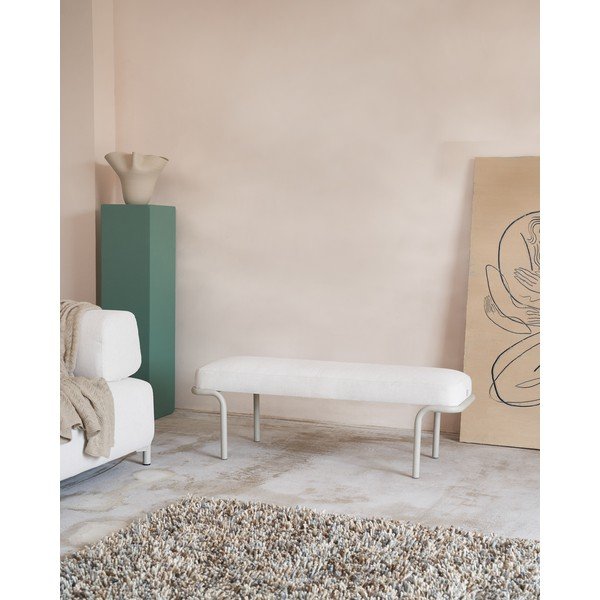 Bež klupa Compo – Kave Home-image-1