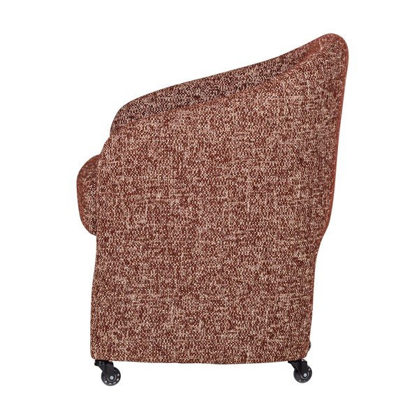 Podstavljena uredska stolica boja terakote Cordo – WOOOD-image-3