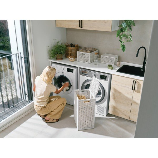 Krem košara za rublje od reciklirane plastike 60 l Kaya – Curver-image-3