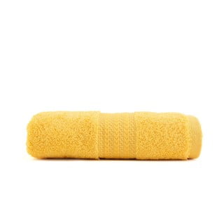 Žuti ručnik od čistog pamuka Foutastic, 50 x 90 cm