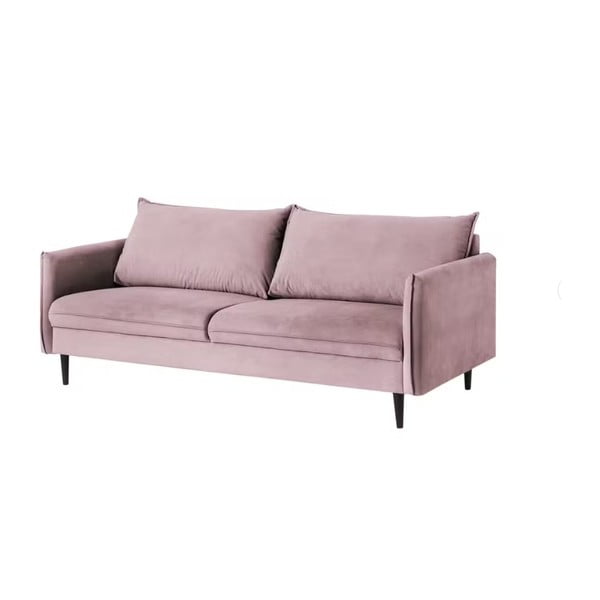 Baršunasta sofa u boji lavande 203 cm Juli – Ropez