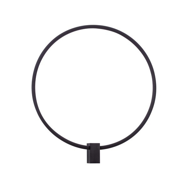 Mat crna LED zidna lampa aluminijska s mogućnosti zatamnjivanja Cercio – Nova Luce-image-4