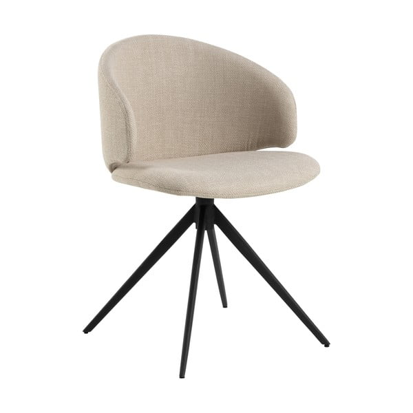 Bež podstavljena blagovaonska stolica s naslonima za ruke Ella – Actona