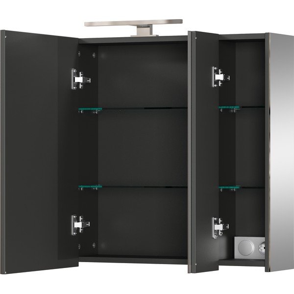 Sivi kupaonski ormarić 80x71 cm – Germania-image-3