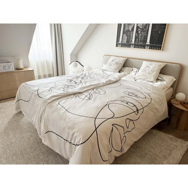 Posteljina od pamučnog satena Butter Kings Infinity, 200 x 200 cm-image-1