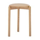 Stolac od punog hrasta u prirodnoj boji Gil – Bloomingville