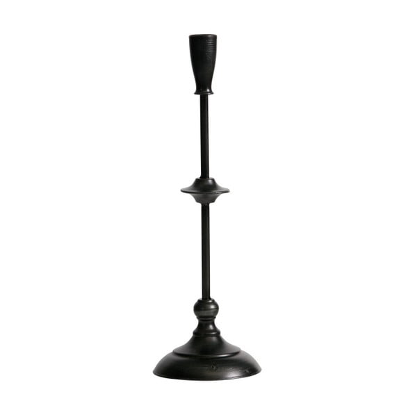 Crni metalni stalak za BePureHome Ripple svijeću, visina 41 cm