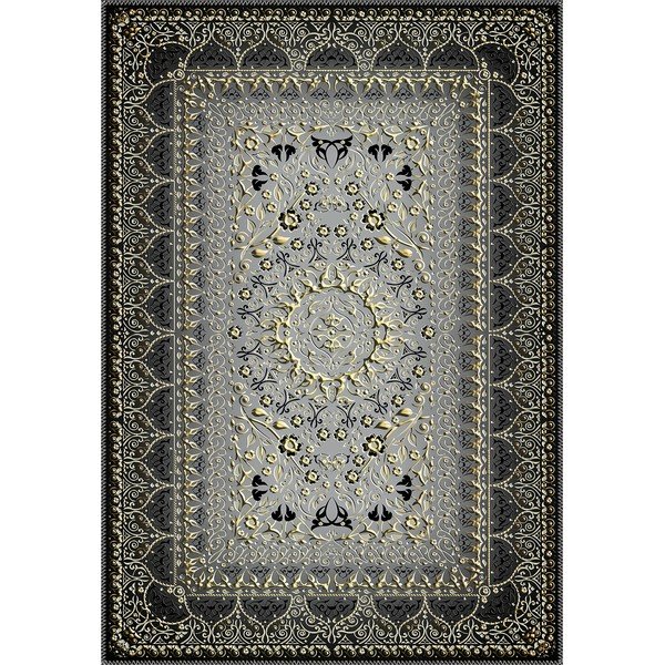 Tamno sivi tepih Vitaus Olivia, 80 x 120 cm