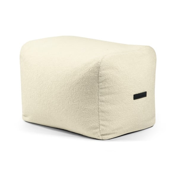 Krem vreća za sjedenje od bouclé tkanine Plus 70 Lounge – SLOWDOWN