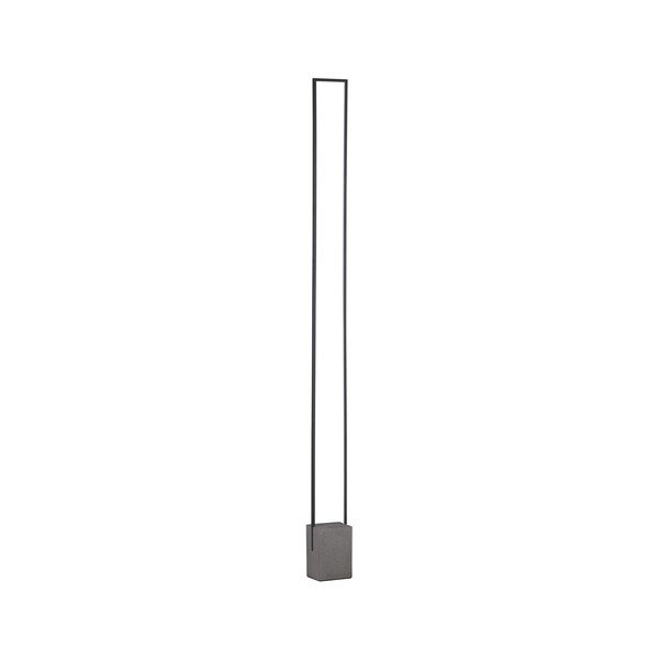 Crna LED stojeća svjetiljka (visina 161 cm) Lithos – Nova Luce