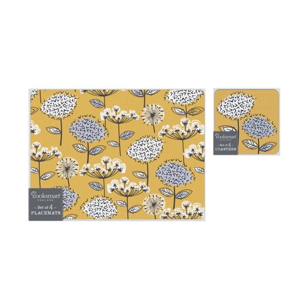 Podmetači i prostirke za čaše u setu 8 kom Retro Meadow – Cooksmart ®-image-4