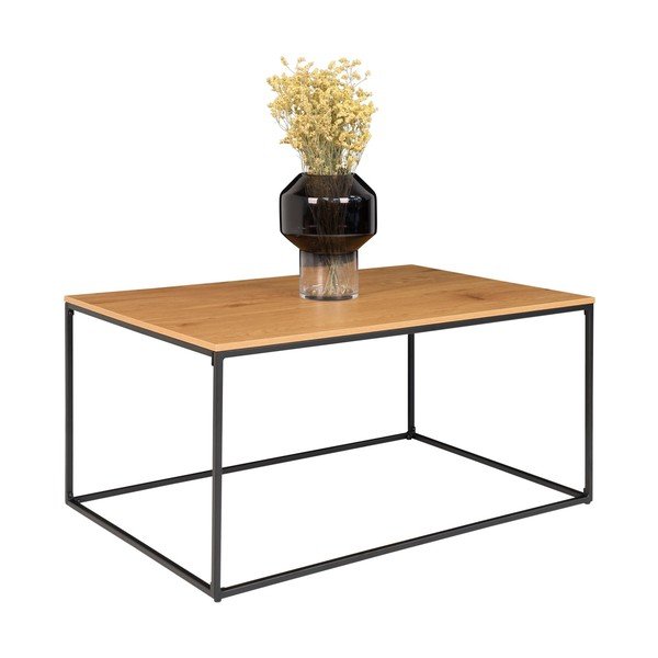 Konferenční stolek s deskou v dubovém dekoru House Nordic Vita, 90 x 60 cm-image-3