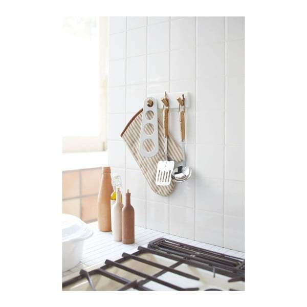 Bijela zidna vješalica za kuhinjski pribor YAMAZAKI Trio-image-2