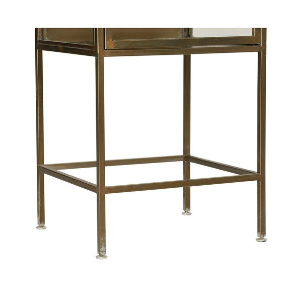 Metalna vitrina zlatne boje 47,5x170 cm Dagenham - Côté Table-image-4