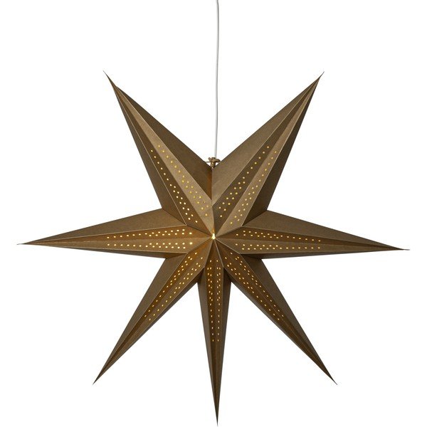 Božićni svjetleći ukras zlatne boje ø 60 cm Point - Star Trading-image-2