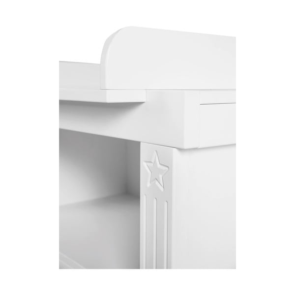 Bijela niska dječja komoda s promjenjivim stolom 120x98 cm Maxi – Roba-image-3