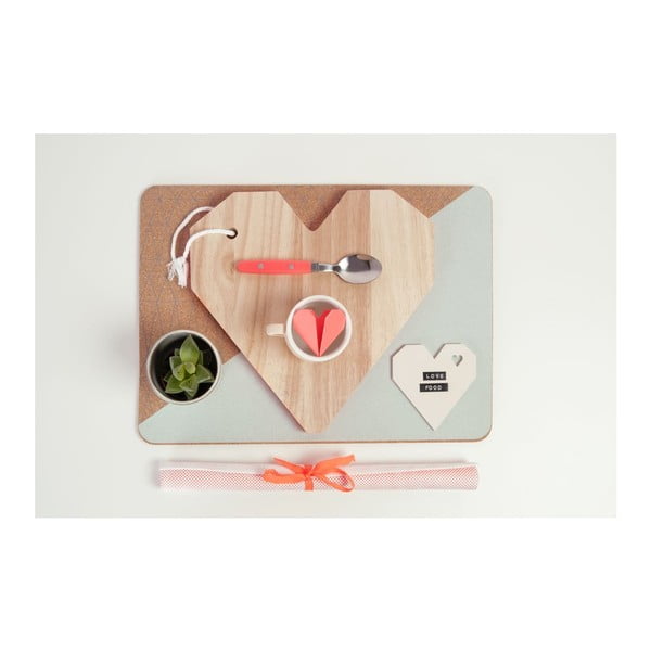 Origami Heart Orange daska za rezanje-image-1