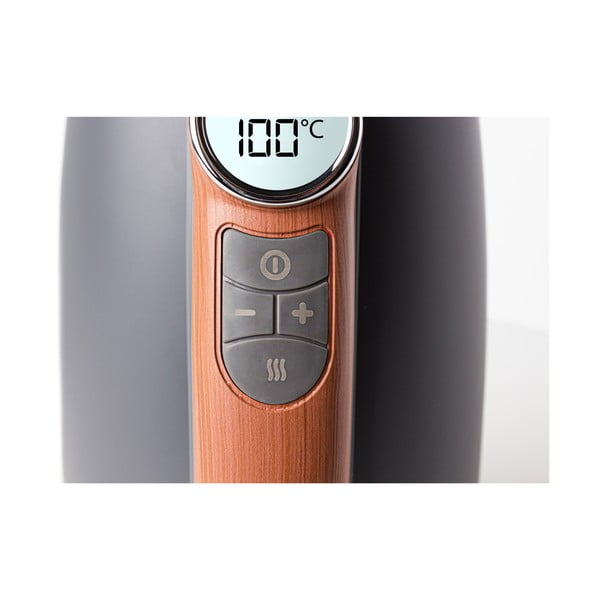 Tamno sivo kuhalo za vodu 1,7 l Dorchester – Haden-image-2