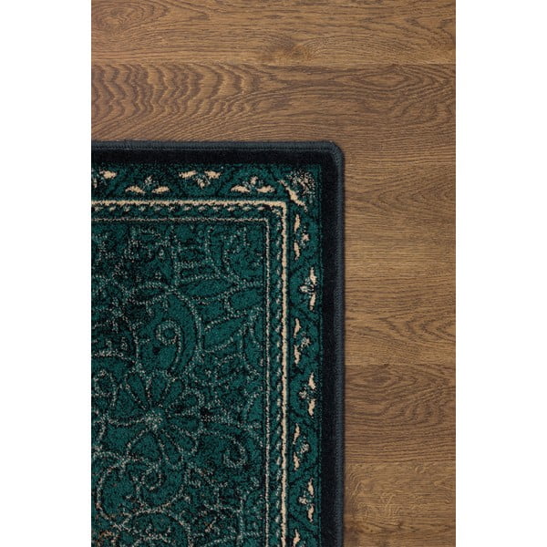 Petrolej zeleni vuneni tepih 160x240 cm Ann – Agnella-image-3