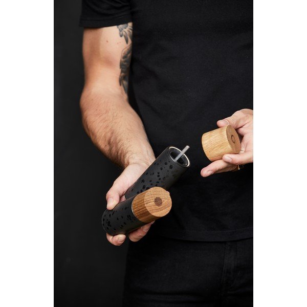 Crni keramički komplet mlinova za papar i sol 2 kom Gastro Black – Bitz-image-2