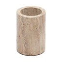 Bež kamena čaša za četkice za zube Macre – Kave Home